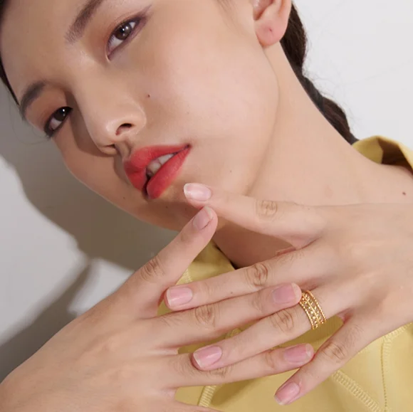 Designer Leaves Adjustable Ring - Picture 6 of 7